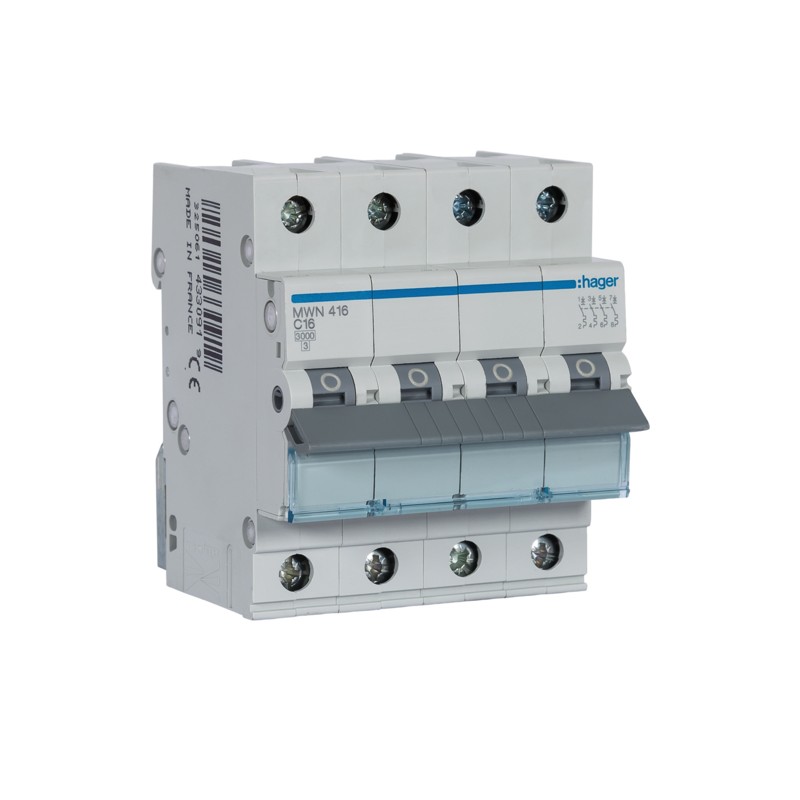 ΑΥΤΟΜΑΤΗ ΑΣΦΑΛΕΙΑ 4P 16A ΚΑΜΠΥΛΗ C 3KA